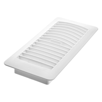Contemporary Style White Plastic Registers