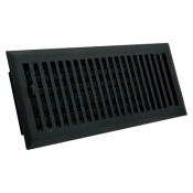 Contemporary Style Flat Black Registers