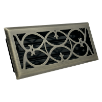 Victorian Style Antique Brass Plated Floor Registers