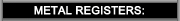 Metal Registers & Grills
