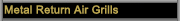 Metal Return Air Grills
