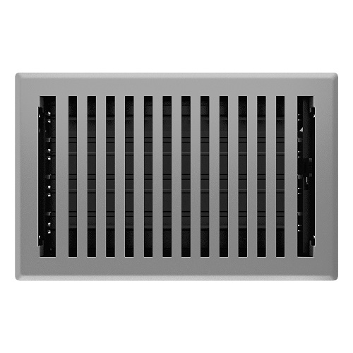 6 x 10 Montezuma Floor Register - Grey Granite