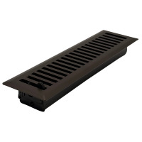 2 x 10 Contemporary Oil Rubbed Bronze Plated Register