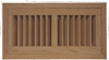 4 x 10 High Output American Cherry Flush Mount Register