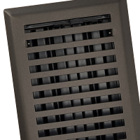 4 x 10 Contemporary Oil Rubbed Bronze Plated Register