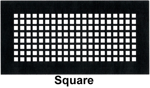 Gold Series Floor Register Square Style