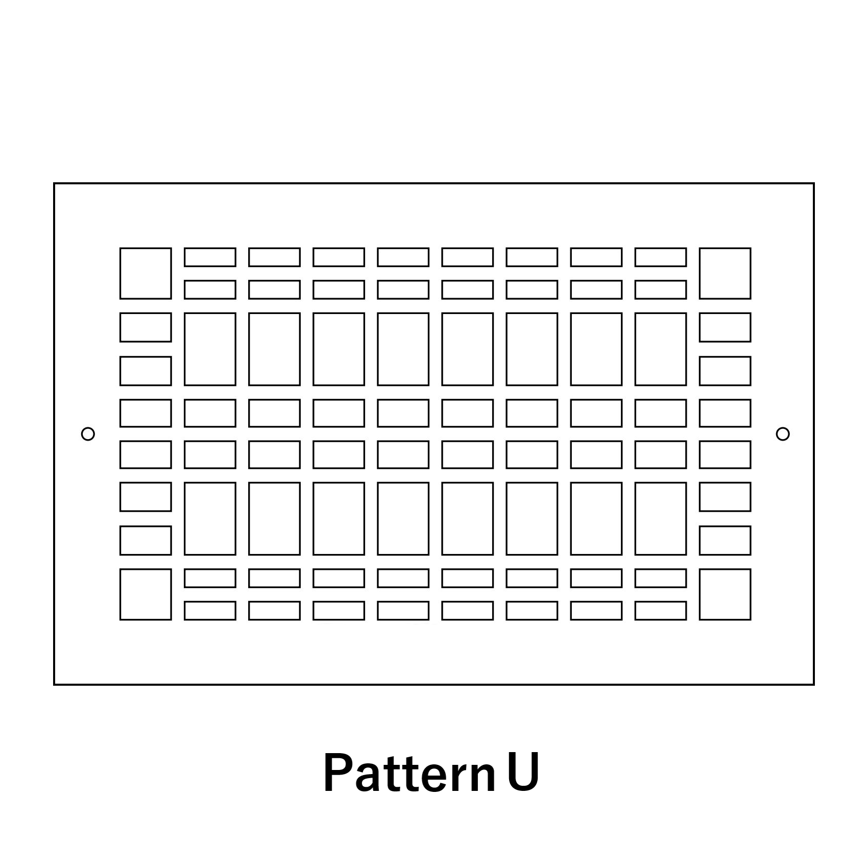 Pattern Cut Design U