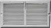 Hart & Cooley-14 X 6 Stamped Steel Baseboard Register - White