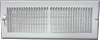 12 x 8 Stamped Steel Sidewall / Ceiling Register - White