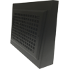 13x12 Gravity Decorative Black Baseboard Register