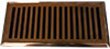 2 X 10 Contemporary Floor Register - Copper