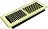 2 X 12 Classic Floor Register - Brass Plated