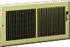 Brass Plated Sidewall and Ceiling Registers