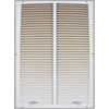 10 X 20 Stamped Steel Return Air Grille - White