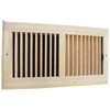 Accord 10 x 6 Unfinished Wood Sidewall / Ceiling Register