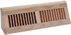Zoroufy 15 Inch Wood Baseboard Diffuser - Unfinished Oak