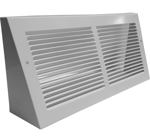 6 x 6" Air Return Vent Cover Duct Size Grille Steel Wall Sidewall Ceiling White