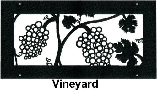 Gold Series Wall Grill Vineyard Style