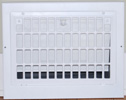 Vintage White Grid Style Baseboard Register 13 x 12