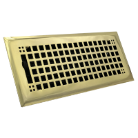 Rockwell Brass Plated Register