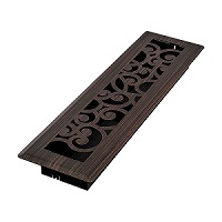 2.25 x 12 Wonderland Floor Register - Oil Rubbed Bronze