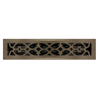 2 x 14 Victorian Oil Rubbed Bronze Plated Register