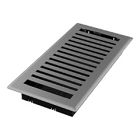 4 x 10 Montezuma Floor Register - Grey Granite
