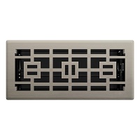4x10 Tokyo Floor Register - Brushed Nickel