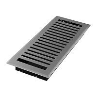 4 x 12 Montezuma Floor Register - Grey Granite