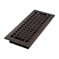 4 x 12 San Francisco Floor Register - Oil Rubbed Bronze