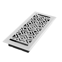 4 x 10 Unity Floor Register - White