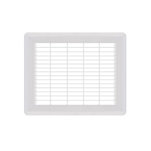 8 x 10 8" x 10" Steel Return Air Filter Grill for 1" White 