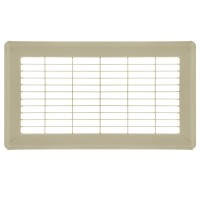 4 x 10 Heavy Gauge Steel Floor Grill - Beige