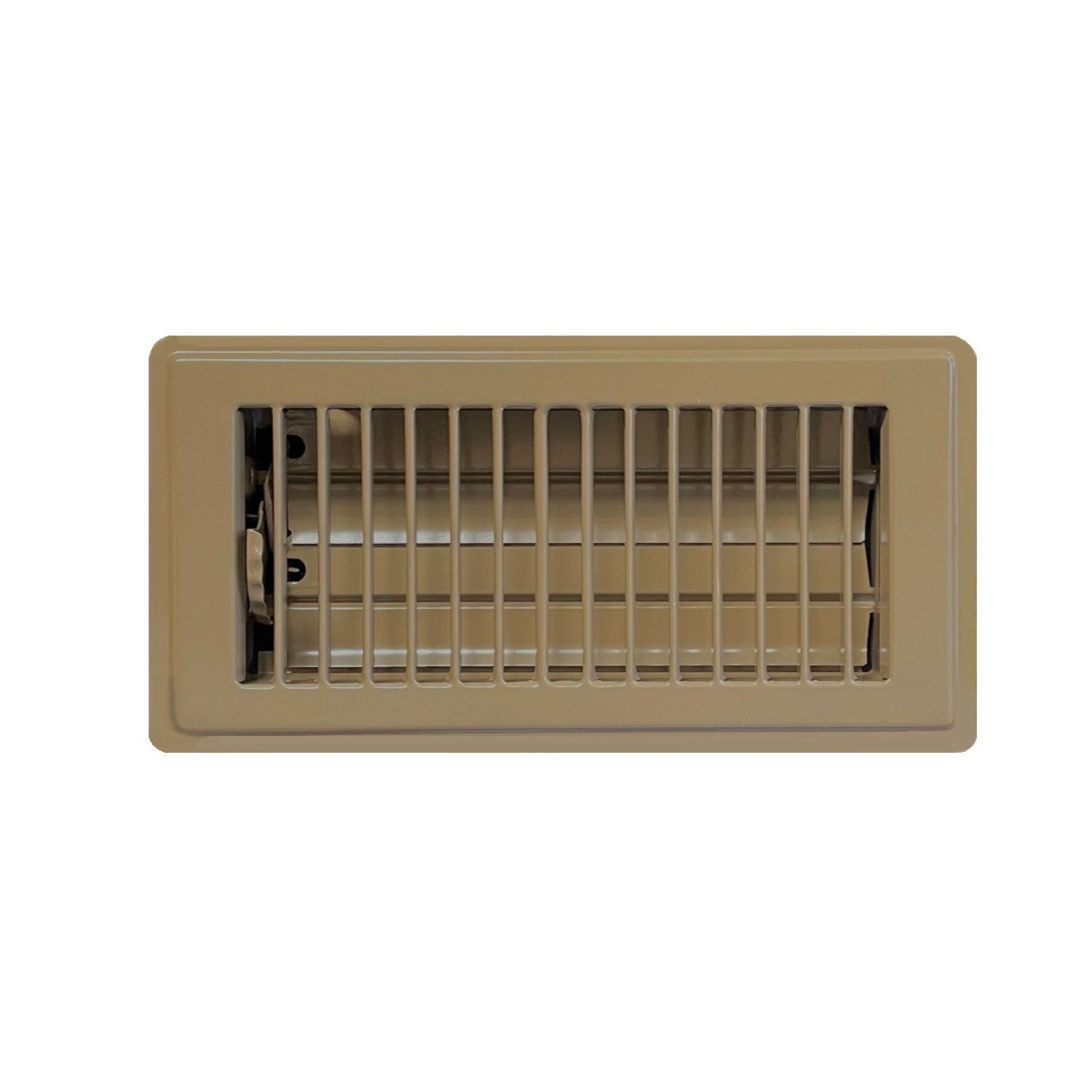 4 X 12 Stamped Steel Floor Register - Brown