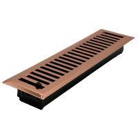 2 X 10 Contemporary Floor Register - Copper