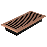 4 X 10 Contemporary Floor Register - Copper