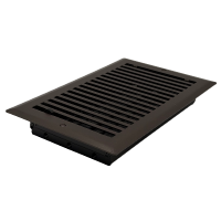 6 x 10 Contemporary Oil Rubbed Bronze Plated Register