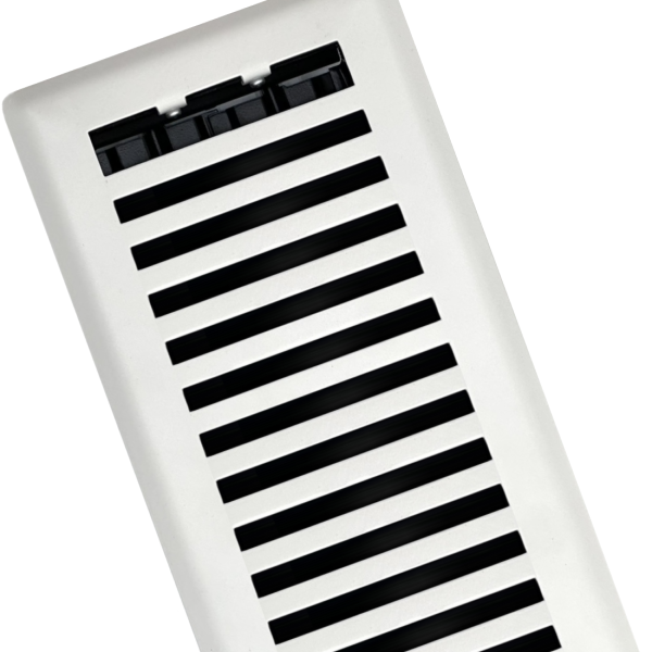 Sierra Grates 2 x 12 Contemporary Floor Register - White Finish
