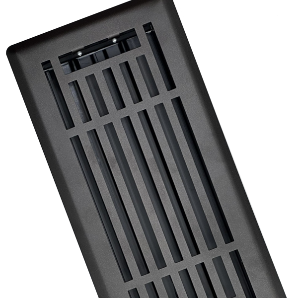 4 x 10 Linear Floor Register - Metallic Bronze Finish