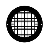 Gold Series Round Wall Grill Mission Style