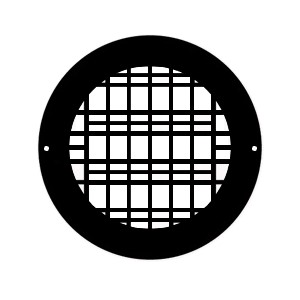 Gold Series Round Wall Register Mission Style