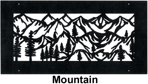 Gold Series Wall Register Mountain Style
