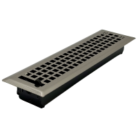 2 x 12 Rockwell Brushed Nickel Floor Register