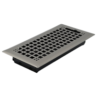 4 x 10 Rockwell Brushed Nickel Floor Register