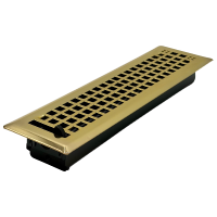 2 x 12 Rockwell Brass Plated Register