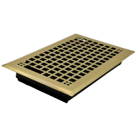 6 x 10 Rockwell Brass Plated Register