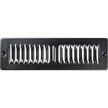 Toe Space Grille Black - 12 x 2