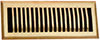Zoroufy 4 X 14 Classic Floor Register - Polished Brass