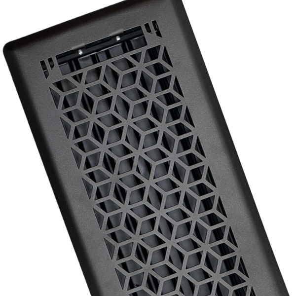4 x 10 Vector Floor Register - Metallic Bronze Finish