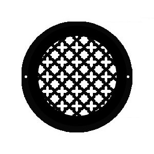Gold Series Round Wall Register Victorian Style